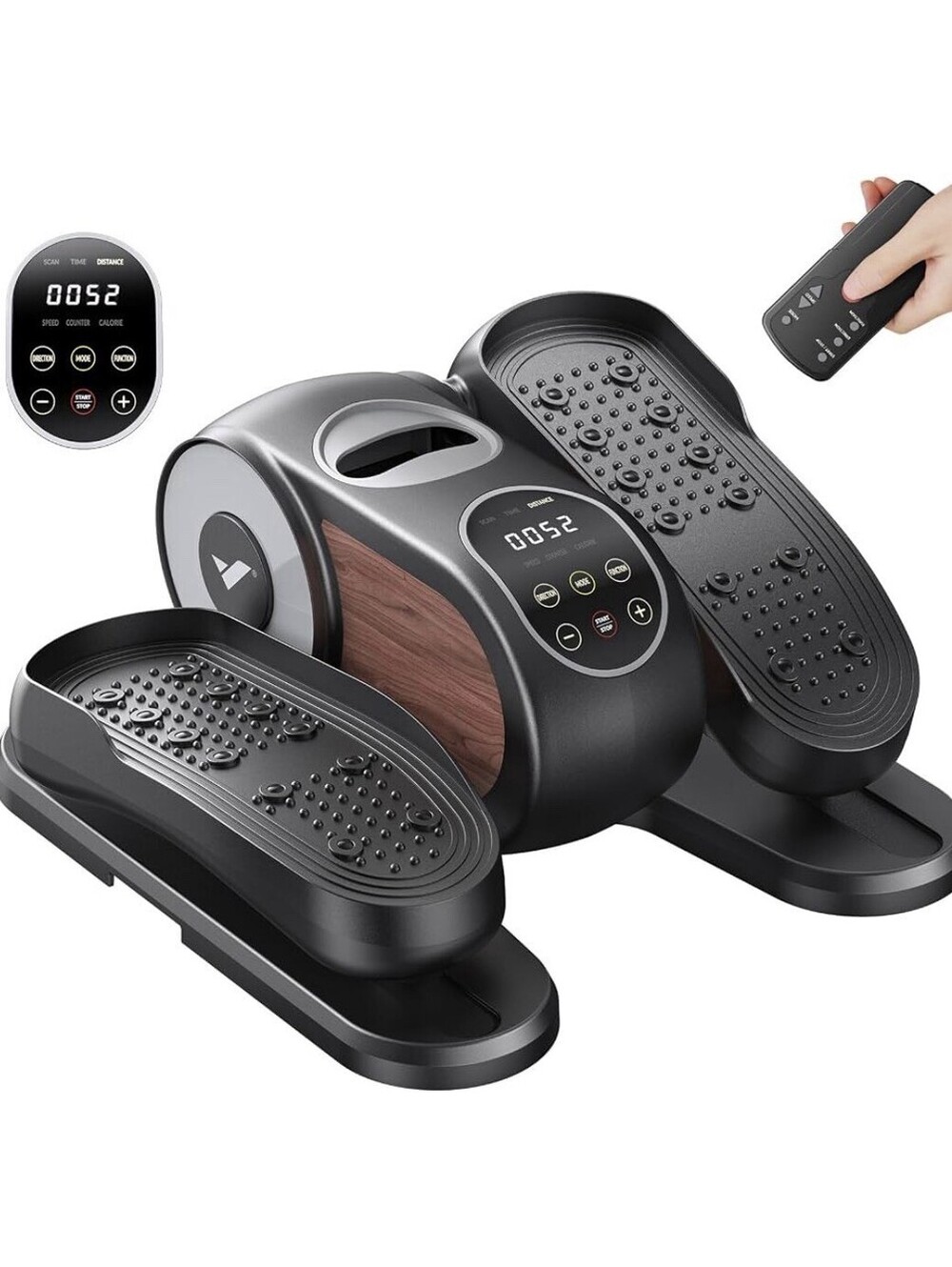MERACH Electric Under Desk Elliptical LED Touch Screen Remote 12 Speed, open box